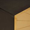 vidaXL Mueble de TV con cajón Negro y dorado 105 x 33 x 46 cm