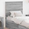 vidaXL Cabecero con cabecera Gris Sonoma 75 cm Madera contrachapada