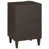 vidaXL Mueble de Cuarto de Baño Negro y dorado 38 x 33 x 58 cm