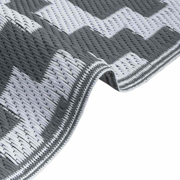 vidaXL Alfombra de exterior ARAKIL Gris 300 x 400 cm PP