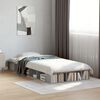 vidaXL Estructura de cama madera de ingenier&iacute;a gris hormig&oacute;n 75x190 cm