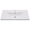vidaXL Lavabo encastrado de cer&aacute;mica blanco 81x39,5x18,5 cm