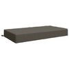 vidaXL Almohada para el asiento SOEST 100% Poli&eacute;ster Gris