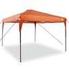 vidaXL Carpa Dosel Manual Naranja 290 x 290 x 251 cm tela
