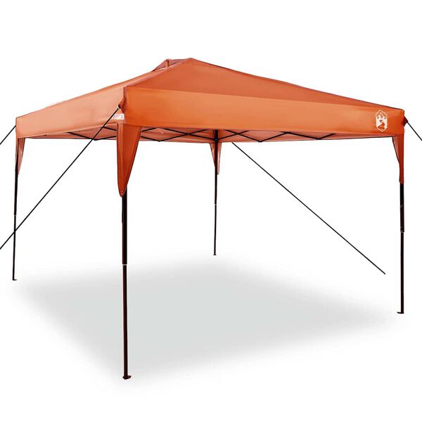vidaXL Carpa Dosel Manual Naranja 290 x 290 x 251 cm tela