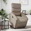 vidaXL Sill&oacute;n elevable el&eacute;ctrico cuero artificial capuchino