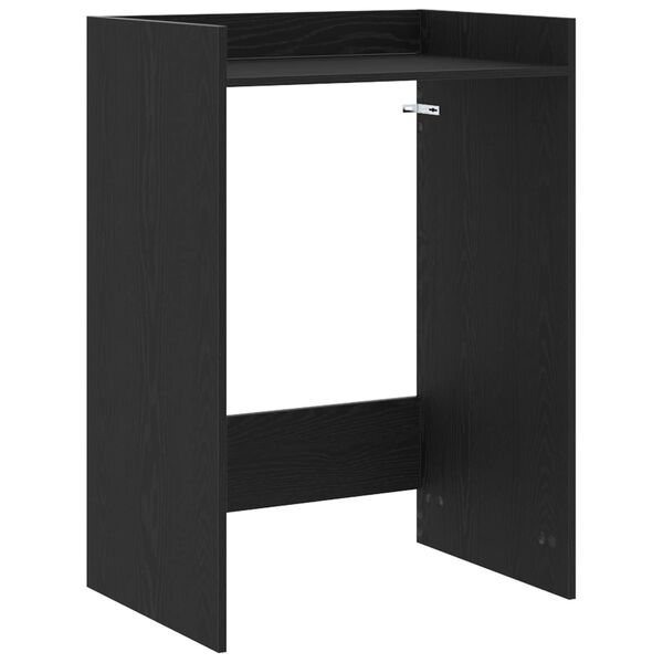 vidaXL Armario para lavadora Roble Negro 67,5 x 48 x 97 cm
