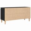 vidaXL Gabinete de TV Roble Negro 102 x 35 x 50 cm