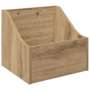 vidaXL Caja de discos LP Roble artisan 37 x 33 x 32 cm