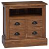vidaXL Armario de almacenamiento con caj&oacute;n Natural 60 x 30 x 60 cm