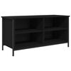 vidaXL Gabinete de TV 100 x 40 x 50 cm Roble Negro