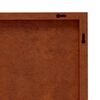 vidaXL Adorno pared jard&iacute;n 2 uds acero corten dise&ntilde;o flores 105x55 cm