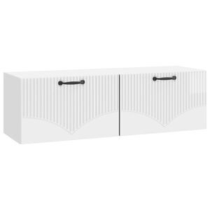 vidaXL Mueble para TV de pared Brillante 98 x 31 x 30 cm
