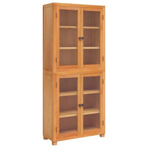 vidaXL Conjunto de Muebles de Almacenaje con estante 2 uds. Natural
