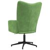 vidaXL Sill&oacute;n de relax de terciopelo verde claro