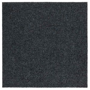 vidaXL Alfombra de pasillo atrapa suciedad 100x100 cm gris antracita
