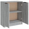 vidaXL Aparador de madera contrachapada gris Sonoma 60x30x70 cm