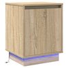 vidaXL Armario de Noche Roble Sonoma 39 x 34,5 x 50 cm