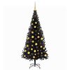 vidaXL &Aacute;rbol de Navidad con 300 LED con soporte Negro 180 cm PVC