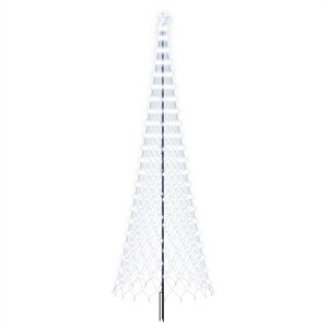 vidaXL &Aacute;rbol de Navidad LED EKENAS 400 cm 450 LED Blanco fr&iacute;o Hierro