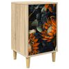 vidaXL Mesa de noche LOCHEM Roble Sonoma 36 x 33 x 60 cm
