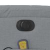 vidaXL Sill&oacute;n de masaje el&eacute;ctrico reclinable elevable tela gris claro