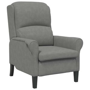 vidaXL sill&oacute;n Gris oscuro 76 x 94 x 102 cm Microfibra
