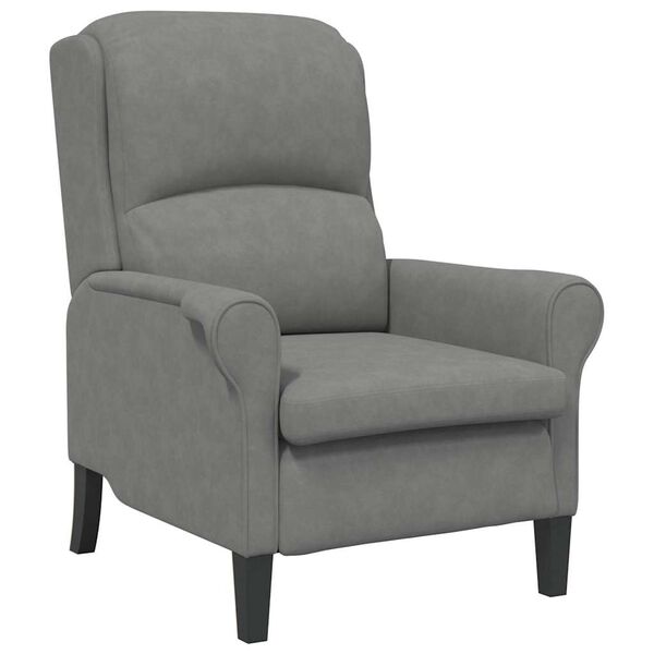 vidaXL sill&oacute;n Gris oscuro 76 x 94 x 102 cm Microfibra