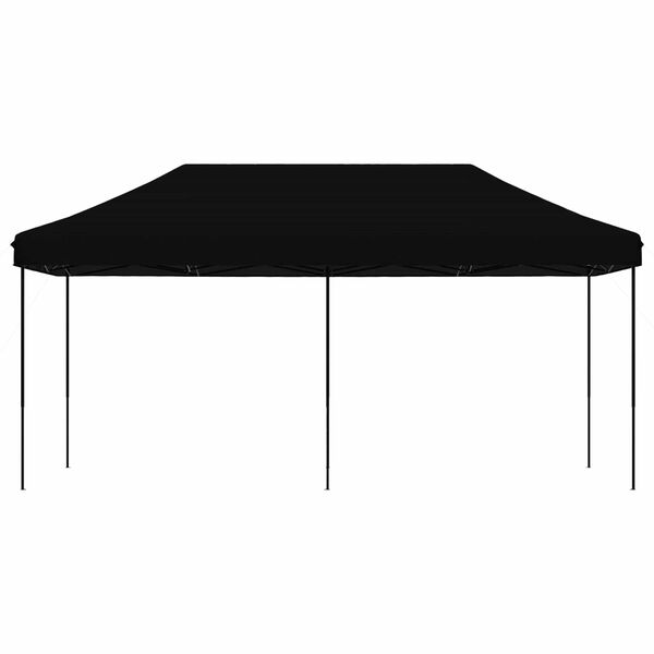 vidaXL Carpa de Fiesta Negro 292 x 580 x 315 cm Tela Oxford