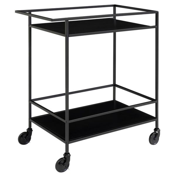 House Nordic Carrito camarera Avery negro 68x40x59 cm