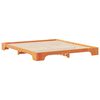 vidaXL Estructura de cama Marrón 200 x 210 cm Madera de pino macizo