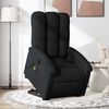 vidaXL Sill&oacute;n de masaje el&eacute;ctrico reclinable elevable tela negro