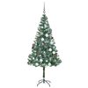 vidaXL &Aacute;rbol de Navidad artificial Verde 180 cm PVC y acero