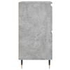 vidaXL Aparador de madera contrachapada gris hormig&oacute;n 60x35x70 cm