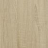 vidaXL Armario de ba&ntilde;o madera contrachapada roble Sonoma 30x30x190 cm