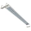 vidaXL L&aacute;mpara LED para acuario aluminio IP67 120-130 cm