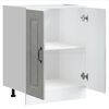 vidaXL Mueble bajo para fregadero Kalmar gris hormig&oacute;n 60x46x81,5 cm