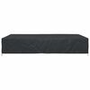 vidaXL Funda para muebles Liso Negro 400 x 300 x 70 cm 600D