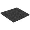 vidaXL Patio de gr&aacute;nulo de goma Negro 9 x 9 x 0,3 cm Goma