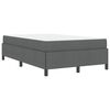 vidaXL Cama tipo Box Spring Gris oscuro 120 x 190 cm tela