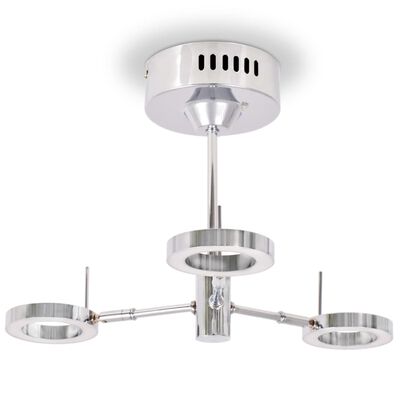 vidaXL Lámpara LED de techo con 3 luces blanco cálido