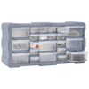 vidaXL Organizador multicajones con 22 cajones 49x16x25,5 cm