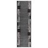 vidaXL Alfombra Runner FLORNES Tejido Gris PP 7 mm