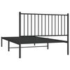 vidaXL Estructura cama sin colchón con cabecero metal negro 107x203 cm