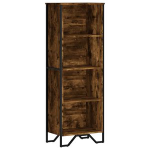 vidaXL Estanter&iacute;a madera de ingenier&iacute;a roble ahumado 50x31x137,5 cm