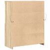 vidaXL Aparador de madera de ingenier&iacute;a roble sonoma 81x37x100 cm
