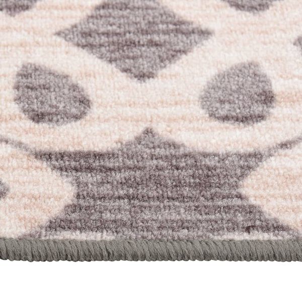 vidaXL Alfombra de pasillo marr&oacute;n 80x400 cm