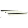 vidaXL Toldo retr&aacute;ctil aluminio y tela color crema 3x2,5 m
