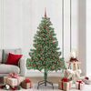 vidaXL &Aacute;rbol de Navidad con 300 LED con soporte Verde 210 cm PVC