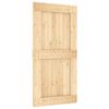 vidaXL Puerta corredera con herrajes madera maciza de pino 100x210 cm